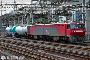 【JR貨】隅田川駅貨物フェスティバル展示のタキ2両が返却回送