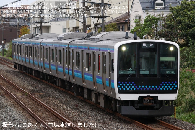 【JR東】E131系800番台N12編成が「松島基地航空祭1号」に充当（1枚目）