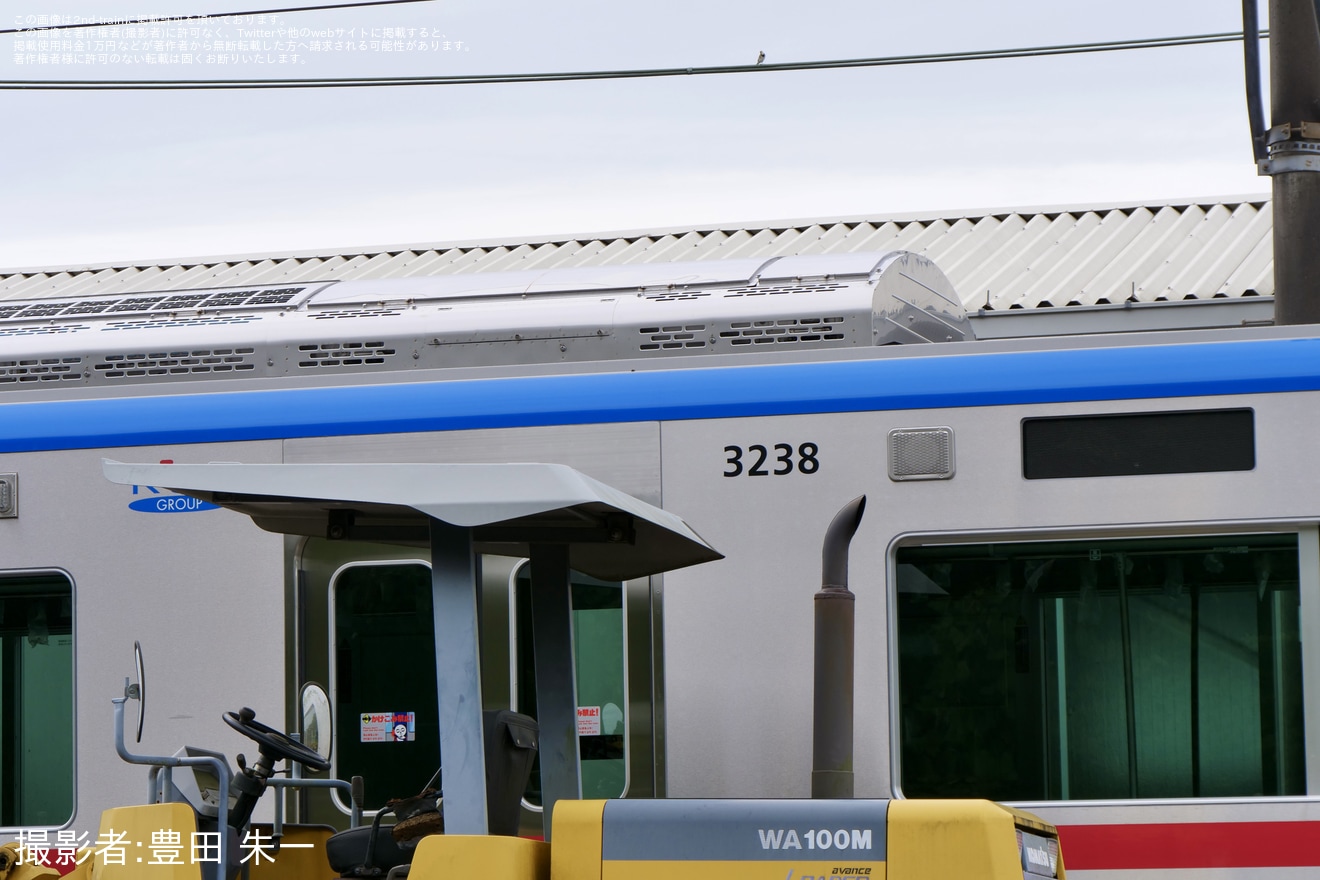【京成】3200形3237・3238が宗吾車両基地へ搬入の拡大写真