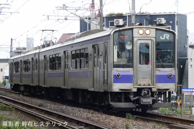 【JR東】701系1031編成が郡山総合車両ベースへ入場（1枚目）