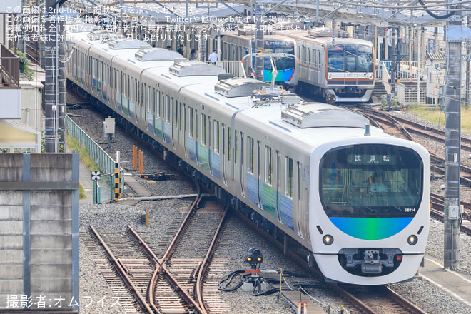 【西武】30000系38114F 武蔵丘車両検修場出場試運転(202610) - 小手指車両基地にて撮影