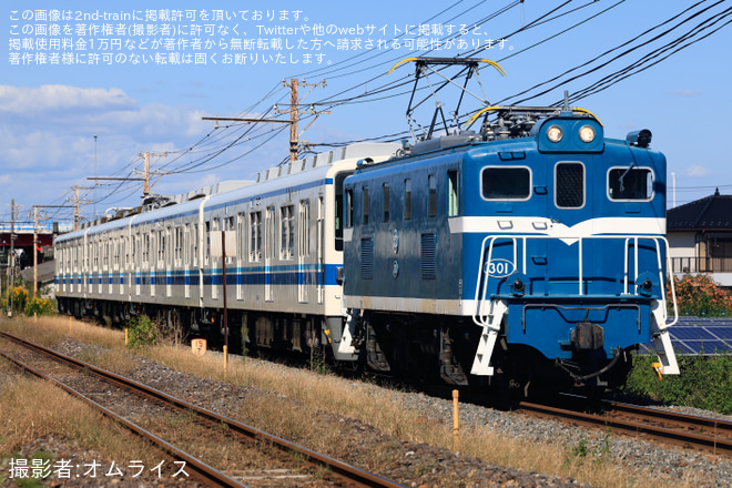 【東武】8000型8184F 南栗橋工場出場回送 - 桜沢～寄居間にて撮影