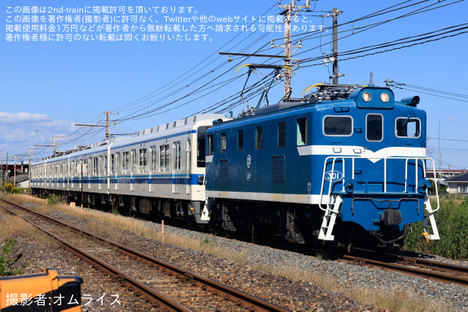 【東武】8000型8184F 南栗橋工場出場回送 - 桜沢～寄居間にて撮影