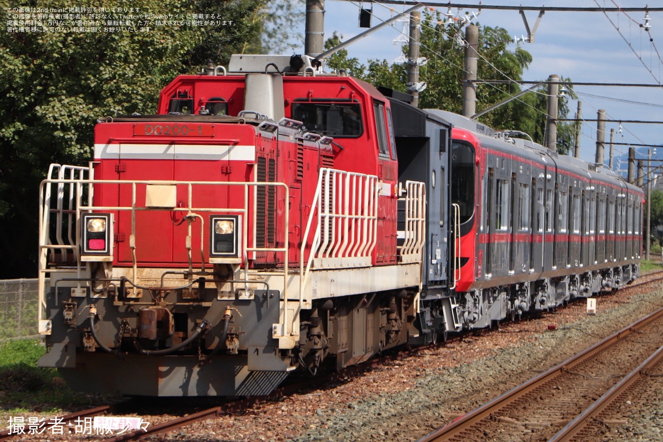 【名鉄】9500系9530Fが日本車輌を出場し甲種輸送の拡大写真