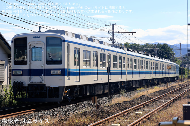 【東武】8000型8184F 南栗橋工場出場回送 - 桜沢～寄居間にて撮影