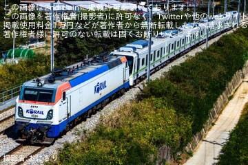 【Humetro】2号線向け新2001Fが宇進産電を再出場し甲種輸送