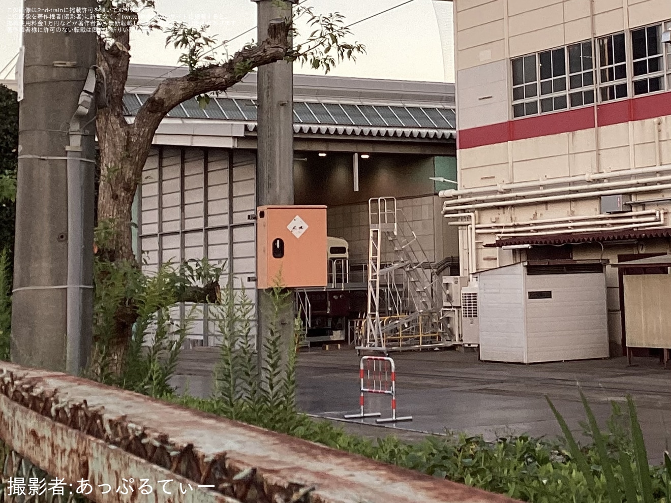 【能勢電】7200系7203F(旧阪急7005F)正雀で確認の拡大写真