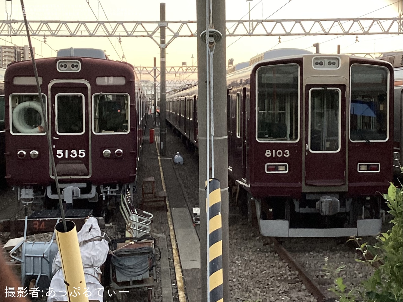 【阪急】8000系8003F正雀への拡大写真