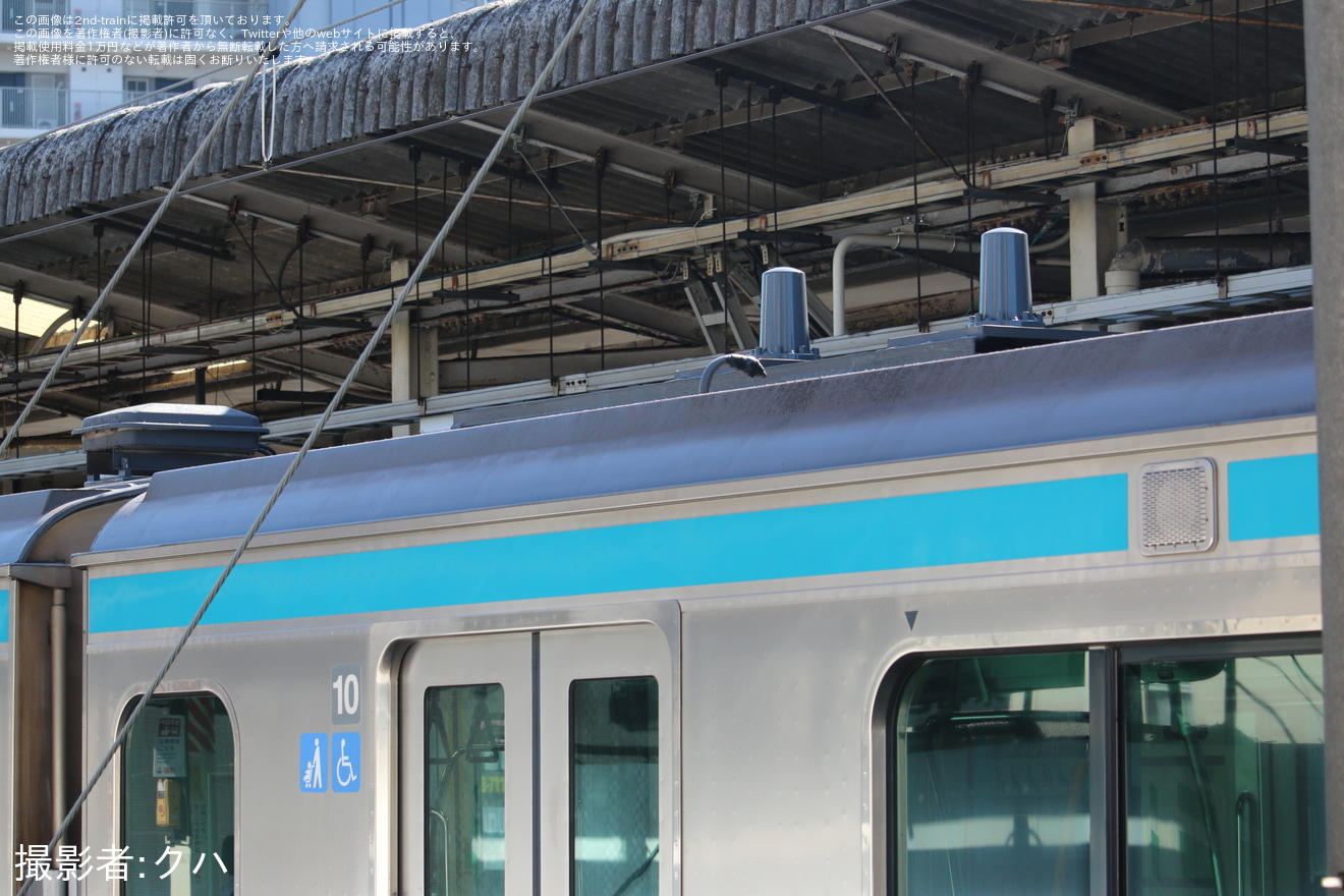 【JR東】E233系サイ137編成東京総合車両ベース出場回送の拡大写真