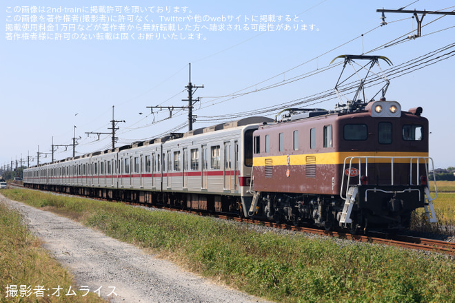 【東武】30000系31604F+31404Fが北館林へ廃車回送 - 武州荒木～新郷間にて撮影