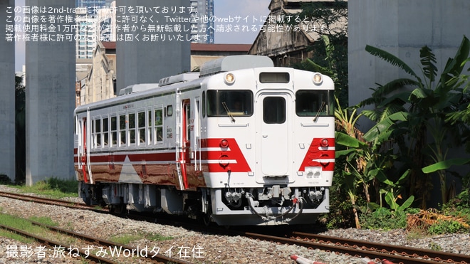 【SRT】キハ40-543がタイ国鉄色となり試運転を実施（3枚目）