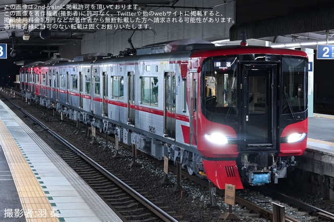 【名鉄】9500系9530Fが名鉄線内を新製自走回送（1枚目）
