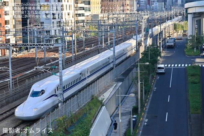 【JR海】N700S J60編成「ドクターS」本線試運転 - 東京～品川間にて撮影
