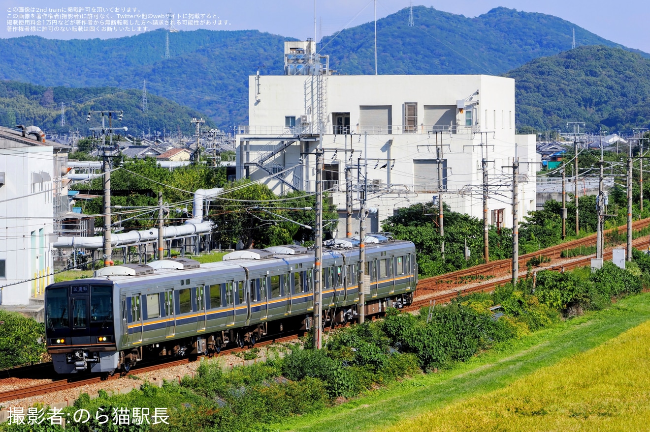 【JR西】207系S19編成が網干総合車両所本所出場試運転の拡大写真