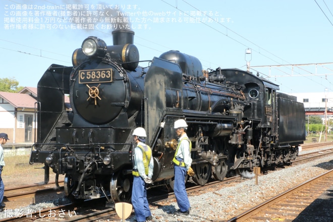 【秩鉄】C58-363故障に伴いデキ504・デキ302と救援回送（2枚目）