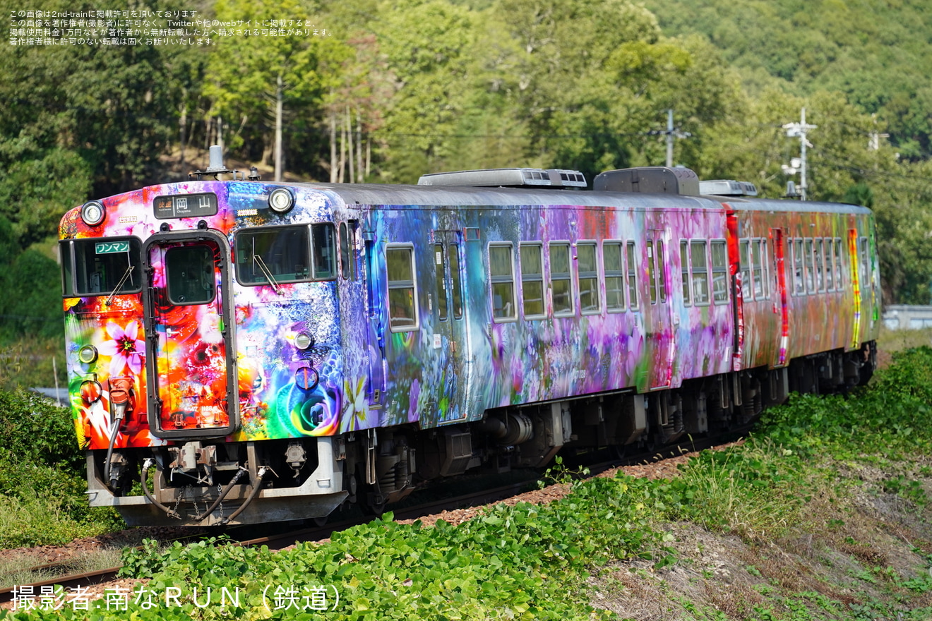 【JR西】キハ47形「プロトピア行き列車」が運行開始の拡大写真