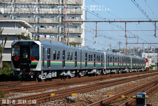 【JR東】E723系5000番台B-3・B-4・B-5編成が川崎車両を出場し甲種輸送（2枚目）