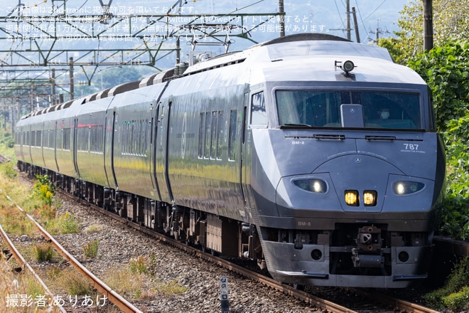 【JR九】787系BM8編成を使用した臨時特急が博多～熊本間で運転（1枚目）