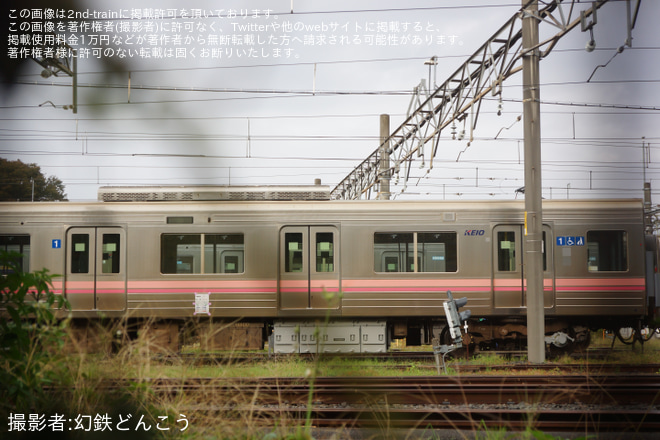【京王】1753Fの1号車が構内入換 - 若葉台工場富士見ヶ丘作業場付近にて撮影