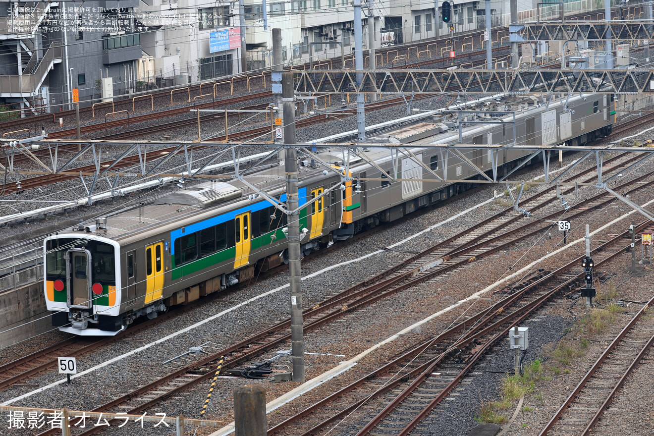 【JR東】キハE130-108 郡山車両ベース出場配給の拡大写真