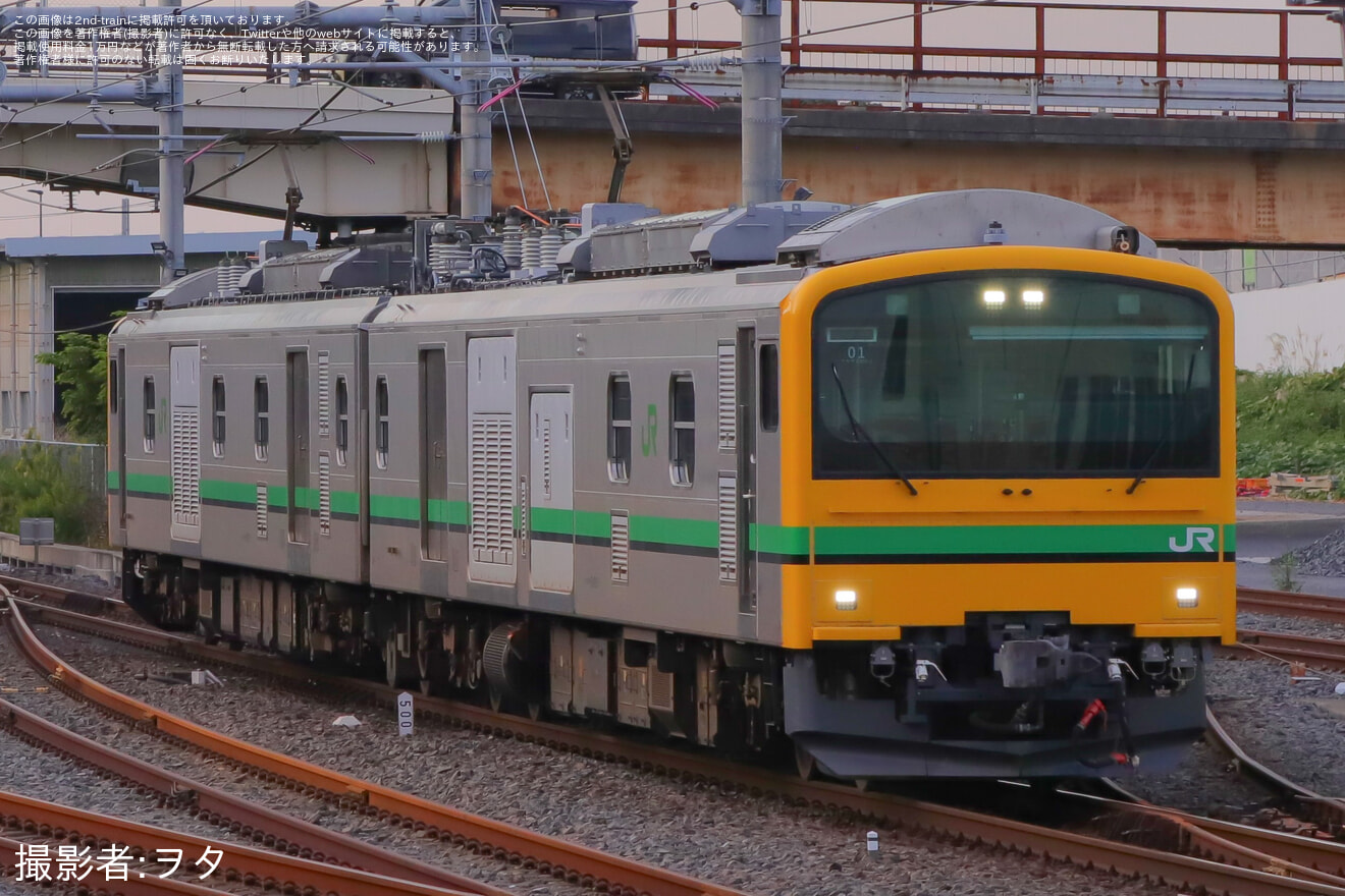 【JR東】E493系オク01編成　返却回送の拡大写真