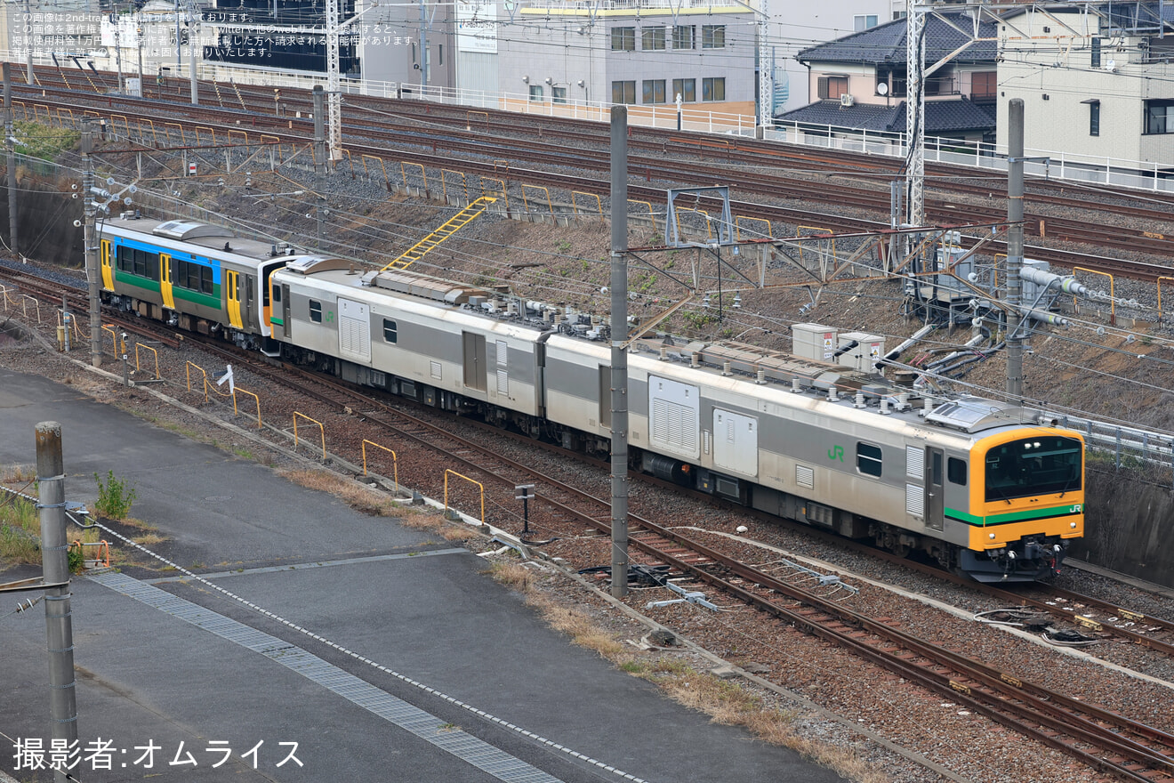 【JR東】キハE130-108 郡山車両ベース出場配給の拡大写真