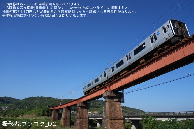 【JR九】817系Vk1504編成小倉総合車両センター入場（2枚目）