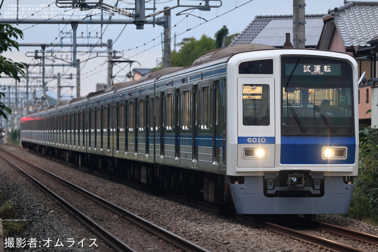 【西武】6000系6110F TASC性能確認試運転の拡大写真