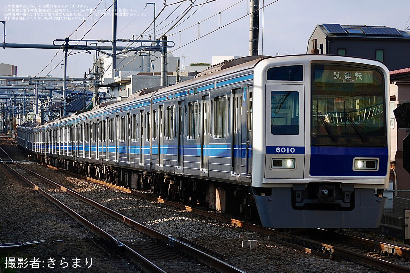 【西武】6000系6110F TASC性能確認試運転の拡大写真