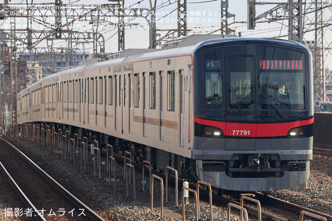 【東武】70090型71791F ATO調整試運転 - 新越谷駅にて撮影