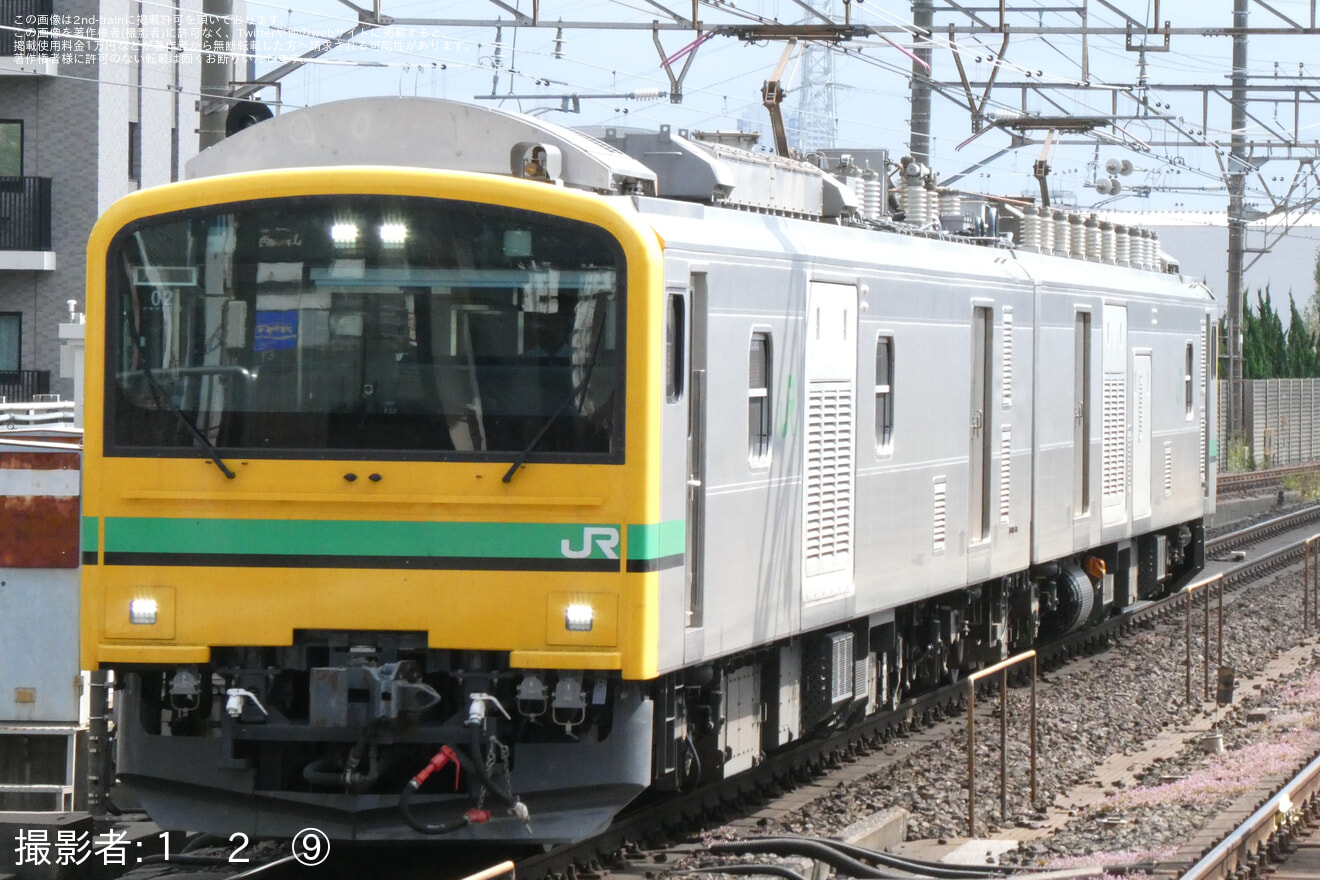 【JR東】E493系オク02編成が木更津から田端操車場まで返却回送の拡大写真