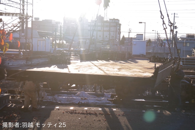 【JR東】719系5000番台Y12編成のクモハ719-5012の解体が進む（4枚目）