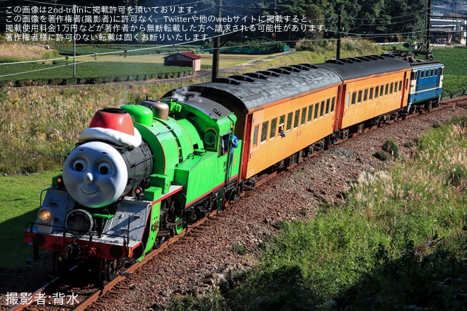 【大鐵】きかんしゃパーシー号が運行再開を前に試運転（1枚目）