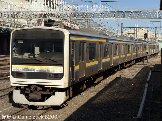 【JR東】209系マリC406編成大宮総合車両ベース入場回送（2枚目）