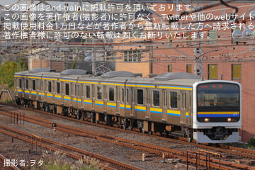 【JR東】209系マリC415編成大宮総合車両ベース出場回送
