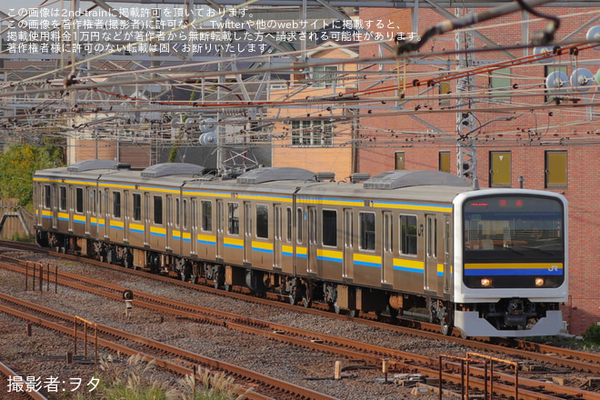 【JR東】209系マリC415編成大宮総合車両ベース出場回送 - 東船橋～津田沼間にて撮影