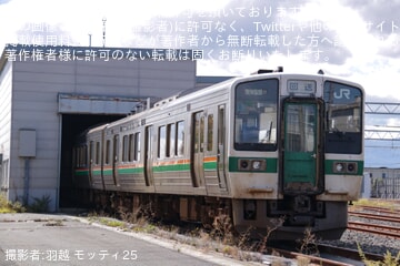 【JR東】719系5000番台Y12編成のクモハ719-5012の解体が進む