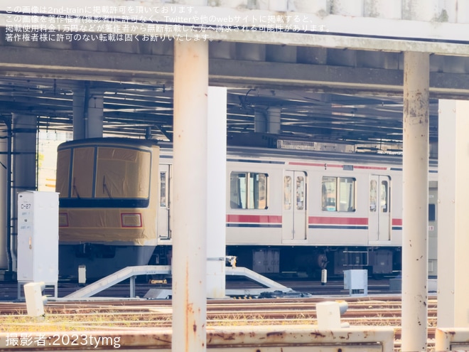 【東急】3000系3108Fでリニューアルに向けた養生作業が始まる（2枚目）