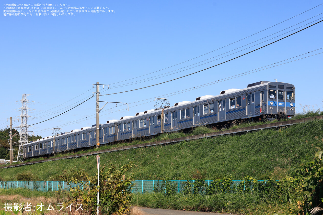 【東急】「東急電車まつり」開催に伴い8500系8637F・7000系7112Fがこどもの国線で運転の拡大写真