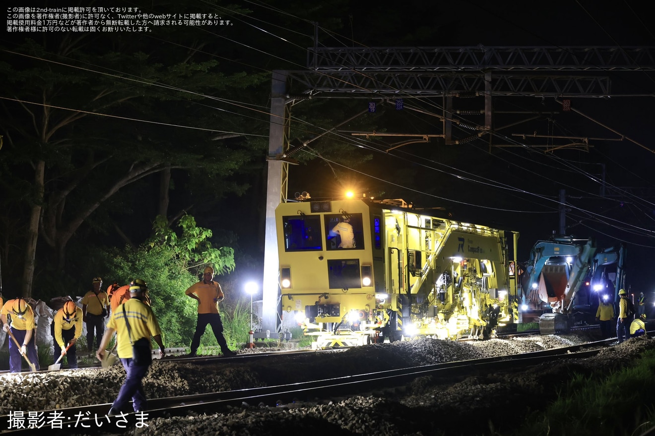 【台鉄】台南市区鉄道地下化に伴う線路切替工事で新型マルタイが稼働の拡大写真