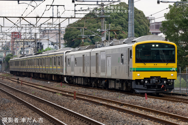 【JR東】209系マリC617編成が郡山総合車両ベースへ入場配給 - 東浦和～南浦和間にて撮影