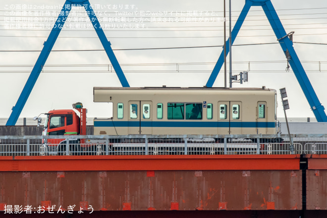 【小田急】8000形8053F(8053×4)新宿方2両が廃車搬出（3枚目）
