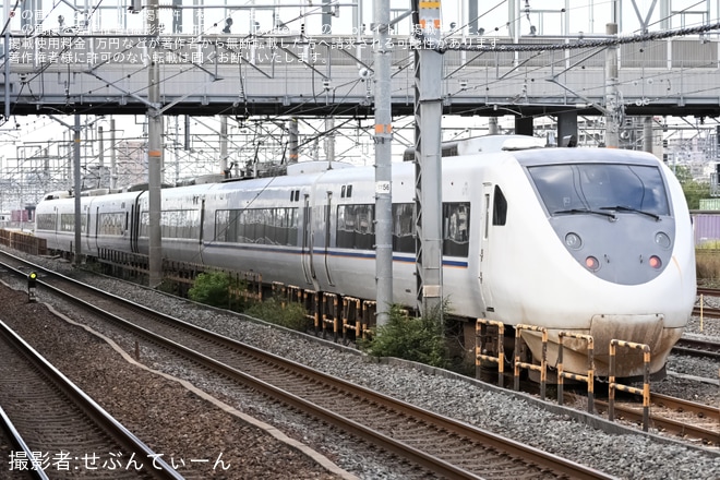 【JR西】681系W14編成吹田総合車両所本所入場回送を不明で撮影した写真