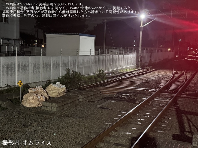 【西武】小川駅の回送列車待避用側線が撤去を小川駅で撮影した写真