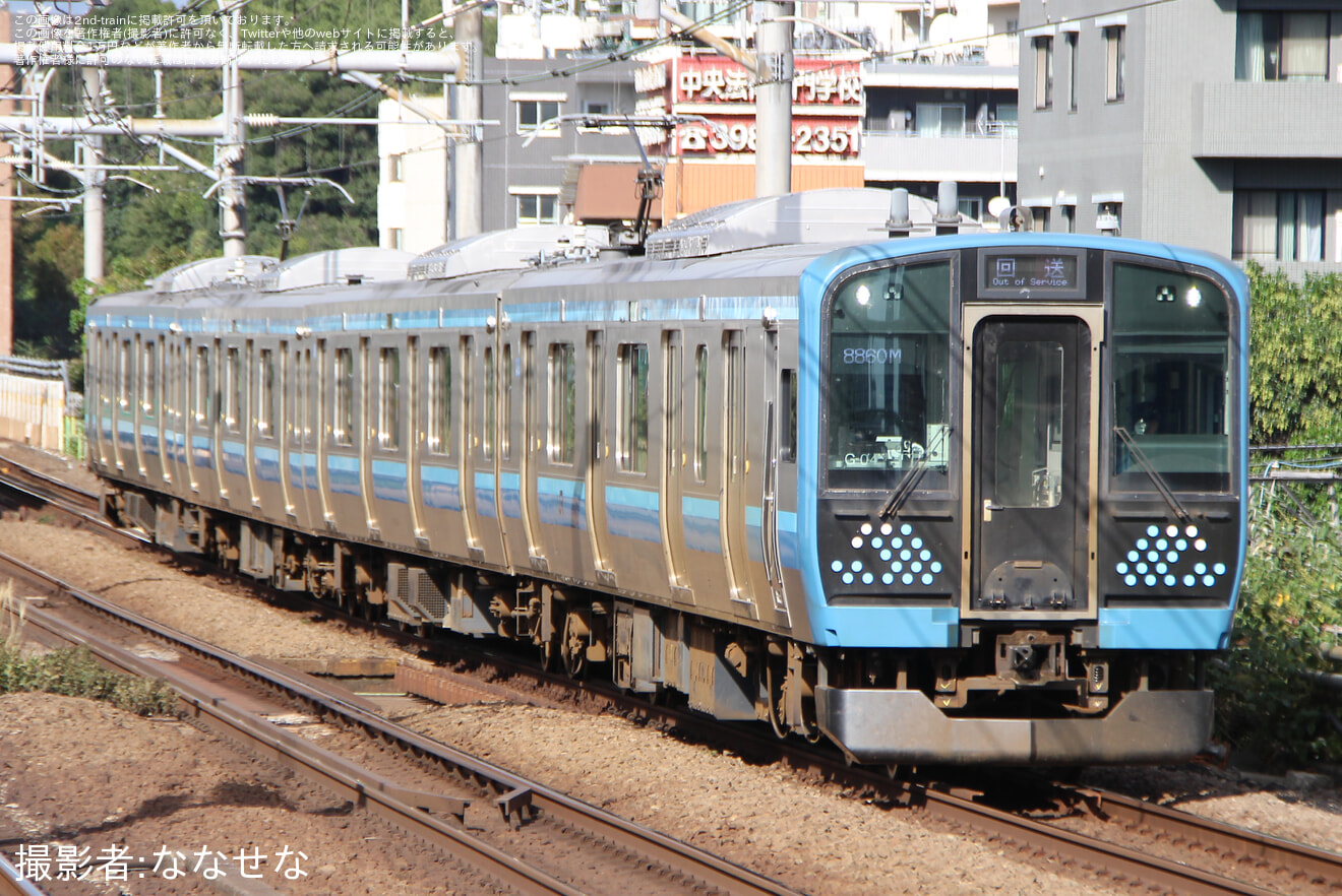 【JR東】E131系コツG-04編成 大宮総合車両ベース出場の拡大写真