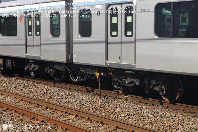 【東急】3000系3111F(エクステリア・インテリアデザイン更新車) 長津田車両工場出場試運転 - 藤が丘駅にて撮影