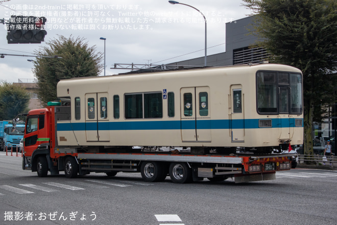 【小田急】8000形8053F(8053×4)小田原方2両が廃車搬出（7枚目）