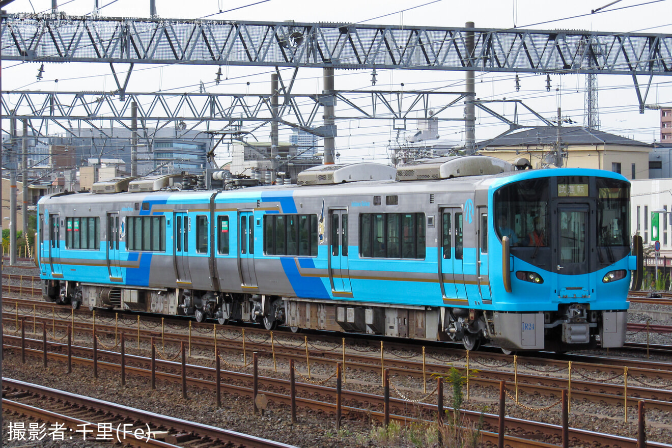 【IR】521系IR24編成吹田総合車両所本所出場試運転の拡大写真