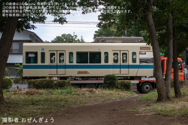 【小田急】8000形8053F(8053×4)小田原方2両が廃車搬出（8枚目）