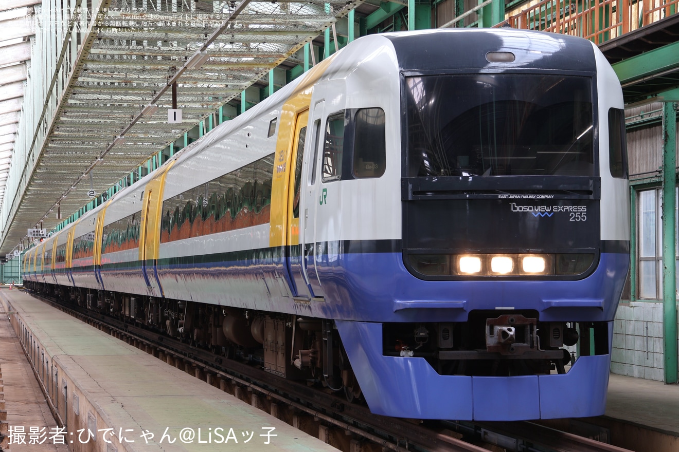 【JR東】幕張車両ベース「255系撮影会」開催(2026年10月24日)の拡大写真